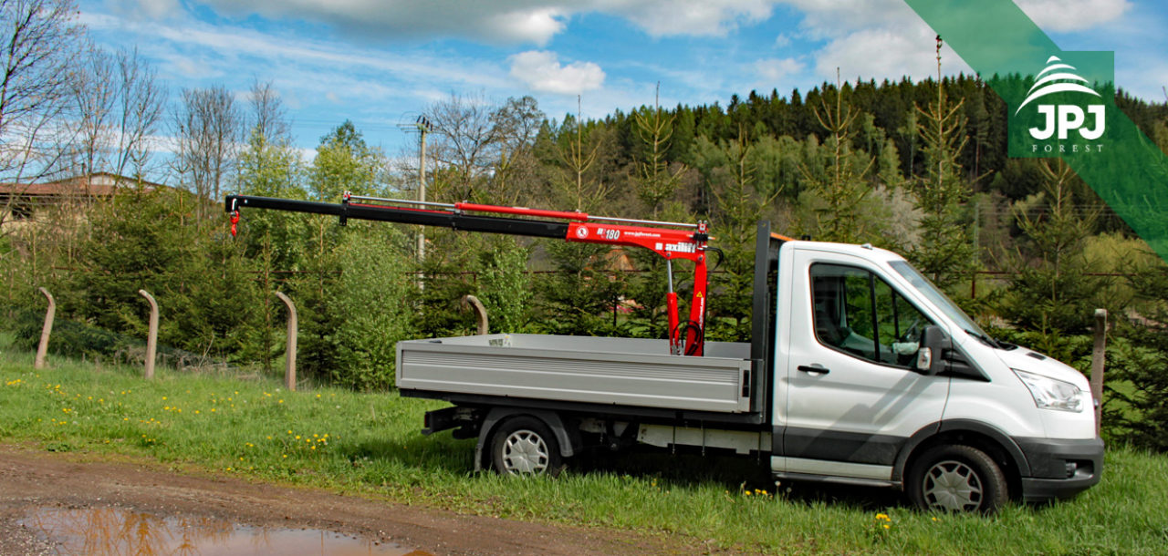 Hydraulická ruka na nákladné auto