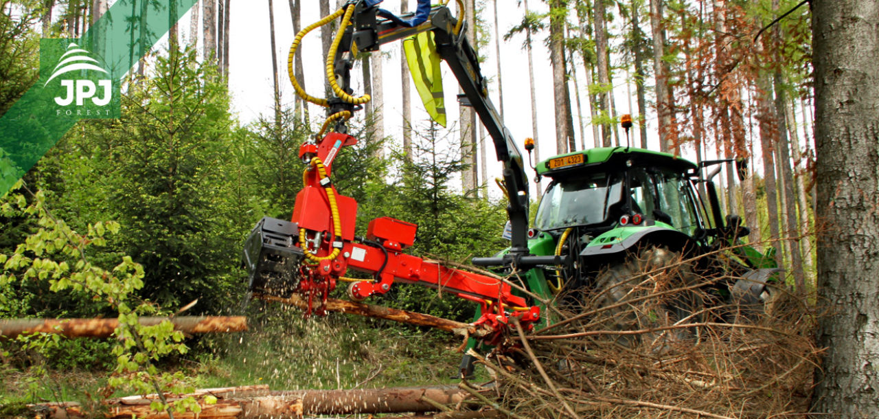 Harvestorové stínacia hlavice