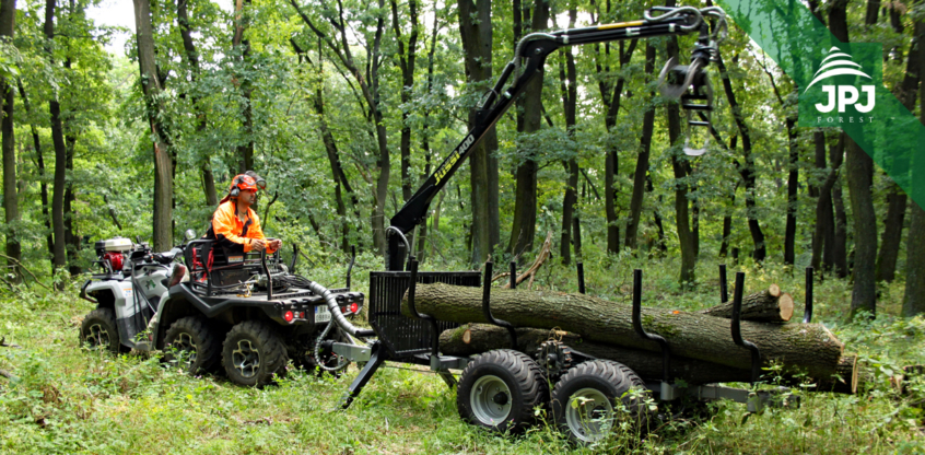 Vyvážačka Vahva Jussi 2000+_400 a Can Am 6x6