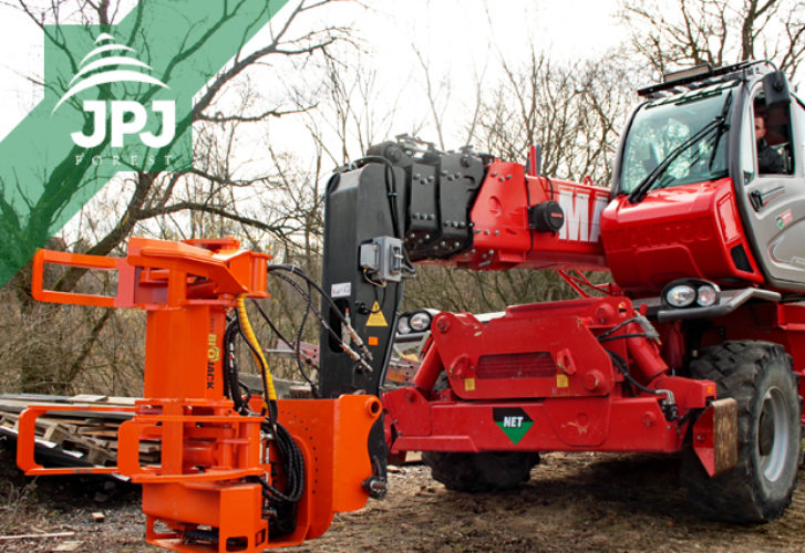 Manitou manipulátor a hlavica Biojack 400S EG