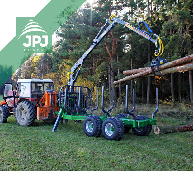 Traktor ZETOR a vyvážačka dreva Farma CT 6,3-9