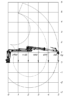 Pohybový a zdvíhacie diagram hydraulickej ruky