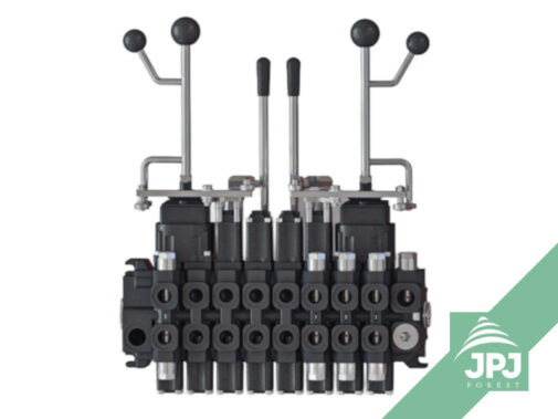 2 – pákový hydraulický rozvádzač XYZ CRV 80/8 – Finn-Rotor